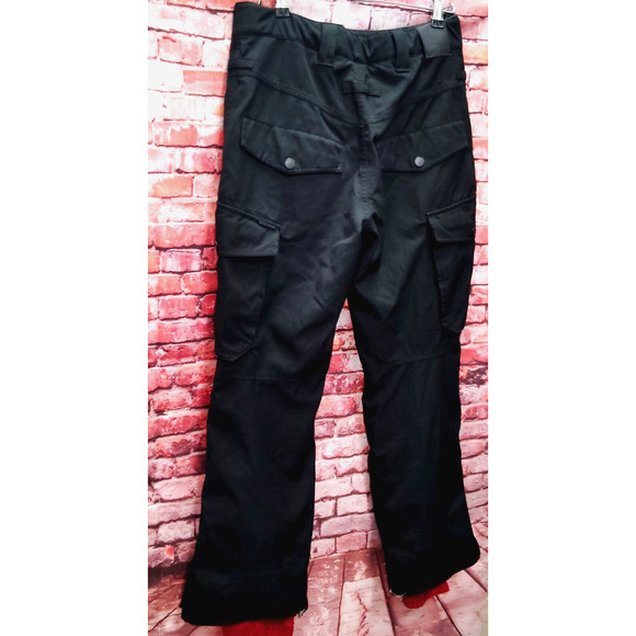 Empyre Snowboarding Pants Men's Small Black Waterproof Loose Fit Cargo Pockets - Picture 5 of 9